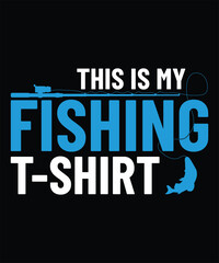 Fototapeta na wymiar Funny Fishing Tshirt Design & Mug