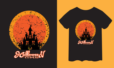 New Halloween t-shirt design concept