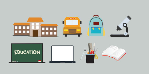 back to school icons 