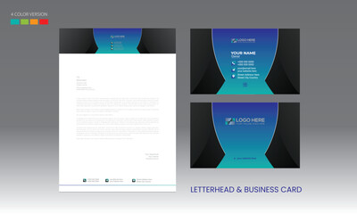 letterhead and business card design