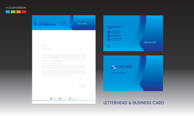 letterhead and business card design