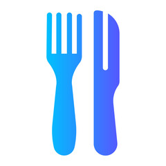 cutlery Gradient icon