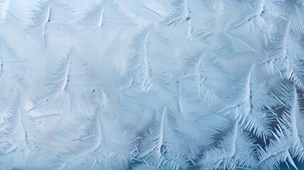 frozen window pattern abstract design in winter
