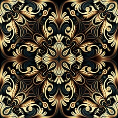 Elegant seamless pattern with elements