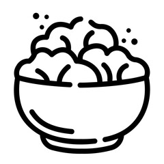 meal Line Icon