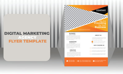  Professional modern corporate business flyer template geometric flyer .circle business flyer design. marketing, business proposal, advertise, promotion publication, cover