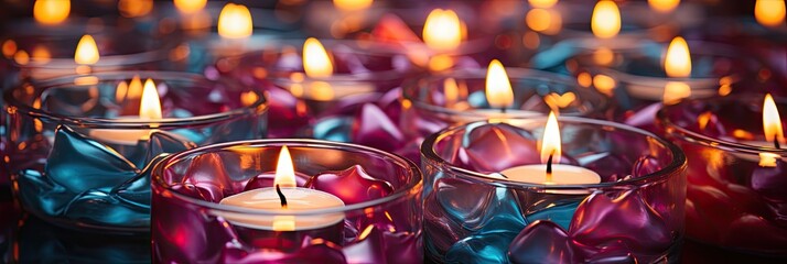 Seamless Background Of Candles, Hd Background, Background For Website