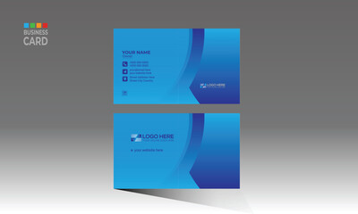 4 colored vector business card design for corporate and any company use