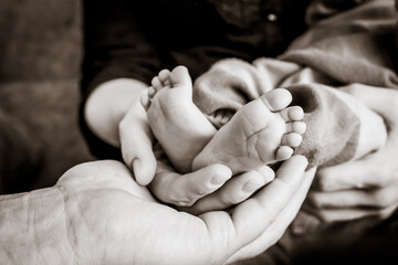 in H&auml;nden gehalten