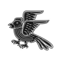 Obraz premium bird flying icon decorative vector image illustration