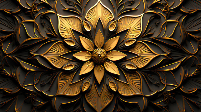 luxury islamic art pattern background