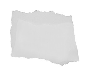 a sheet of paper torn to pieces on transparent background png file