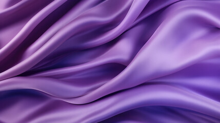 Naklejka premium Beautiful smooth elegant violet purple satin silk, fabric texture, abstract background.