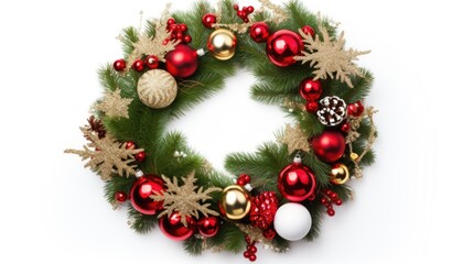 Christmas Wreath for Merry Christmas and Happy New Year