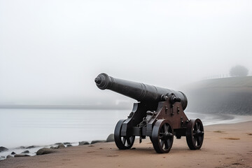 old cannon in the fortress