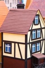 House . building,  edifice, construction, fabric. The symbol of the home.