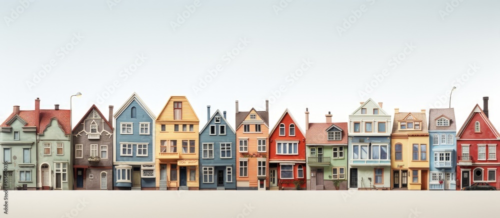 Poster vacant structures with copyspace for text