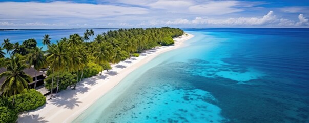 Obraz premium beautiful paradise tropical island summer vacation