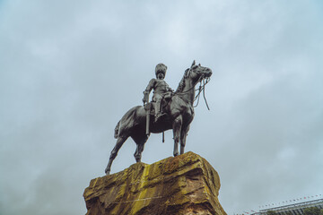 The Royal Scots Greys Monument Edinburgh Scotland