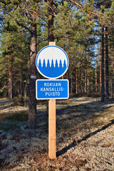 Rokua National Park in Utajärvi, Finland