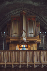 organ in the cathedral