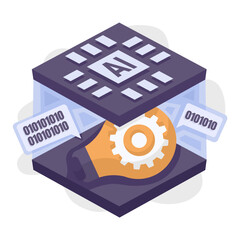AI processor illustration