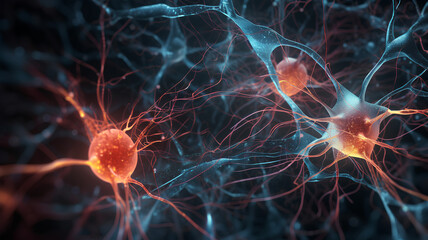Neuron network in the brain