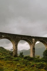 Papier Peint photo Viaduc de Glenfinnan Glenfinnan Viaduct - Scotland (Hogwarts Express)