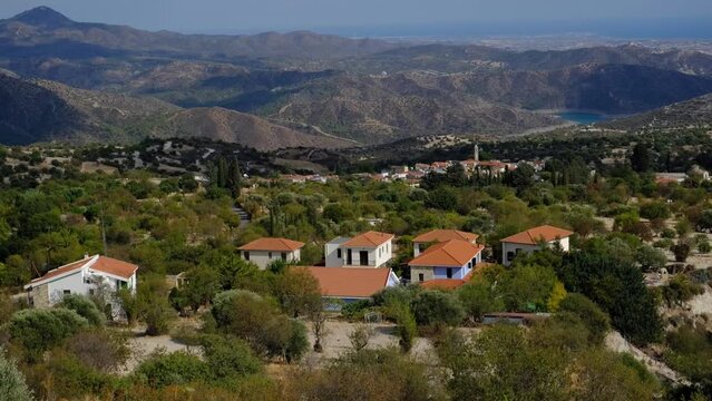Lefkara village on the island of Crete in Greece