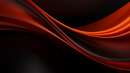 Black orange red 3d abstract wallpaper