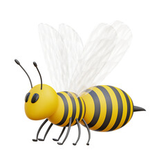 Bee 3d Icon Illustrations