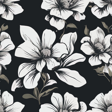 seamless floral pattern with flowers seamless floral pattern with flowers watercolor floral seamless pattern. 