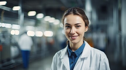 Obraz premium Food factory inspector