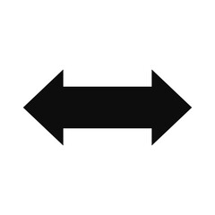 Dual wide straight double ended arrow. 