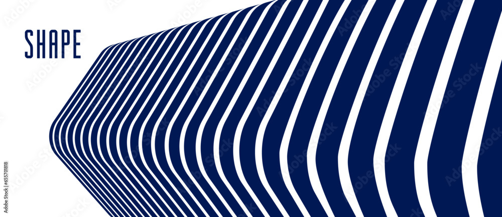 Poster geometric backgrounds with minimal parallel 3d lines vector abstract illustration, dimensional desig