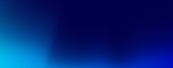 Blue lines in 3D perspective vector abstract background, dynamic linear minimal design, wave lied pattern in dimensional and movement.