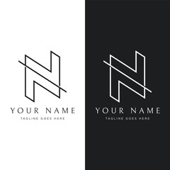 Naklejka premium Logo design for the initial letter 