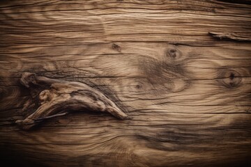 A wooden log cut in half - obrazy, fototapety, plakaty