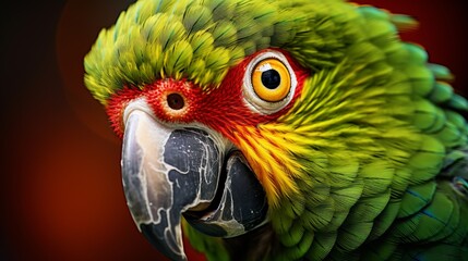 Fototapeta premium Amazon parrot close-up 