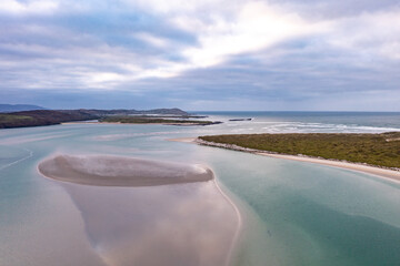 Gweebarra Bay between Lettermacaward and Portnoo in County Donegal - Ireland