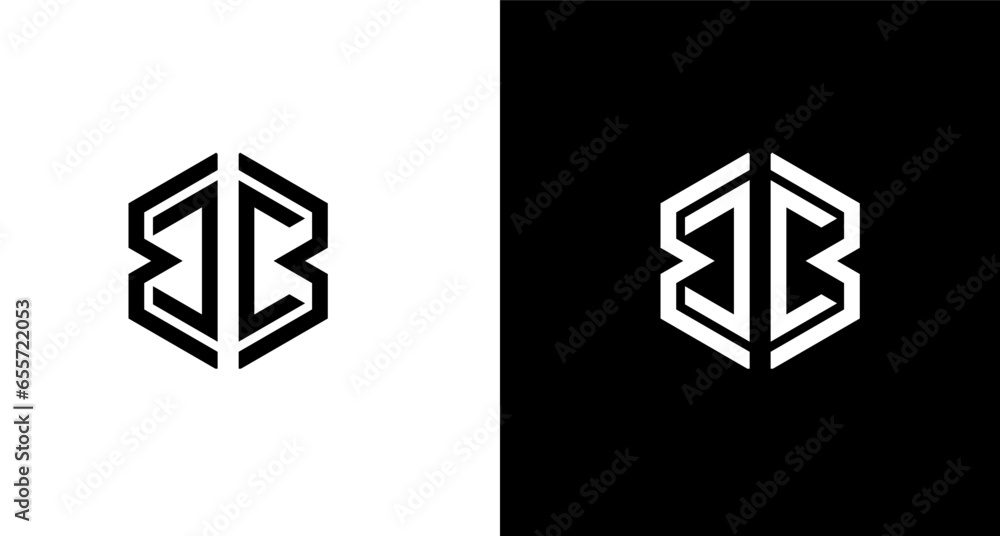 Fototapete logo initial m monogram simple design. suitable for any company or brand name with its initials.