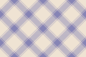 Tartan plaid background, diagonal check seamless pattern. Vector fabric texture for textile print, wrapping paper, gift card, wallpaper.