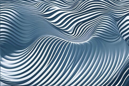 Moiré pattern wave, wallpaper, minimalistic