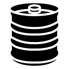 beer keg filled outline icon,linear,outline,graphic,illustration