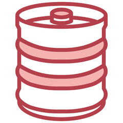 beer keg filled outline icon,linear,outline,graphic,illustration