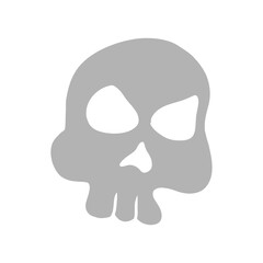 Skull logo vector illustration