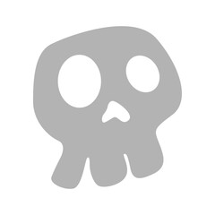 Skull logo vector illustration