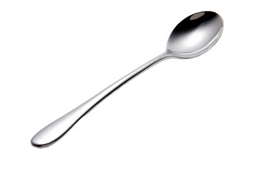 Soup Spoon on White Background Generative AI