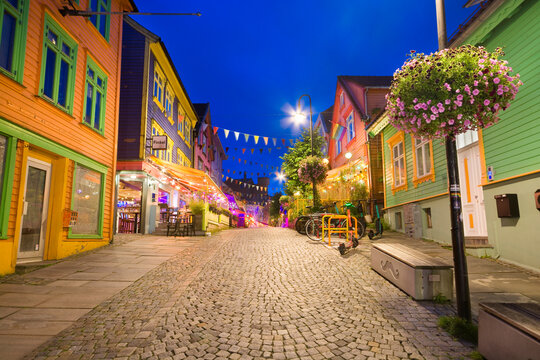 Fargegaten - one of the most colourful streets in Norway, Stavanger