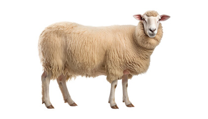sheep isolated on transparent background cutout - Powered by Adobe
